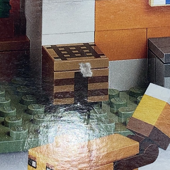 New LEGO Minecraft The‎ Fox Lodge House 21178 Building Set Drowned Zombie - Picture 4 of 6